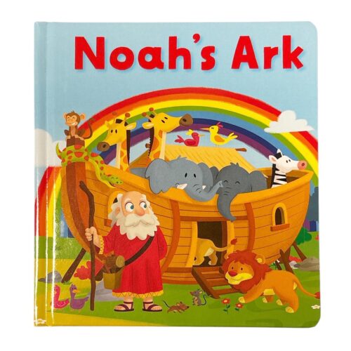 ‘Noah’s Ark’ Hardback Board Book Colourfully Illustrated Bible Story