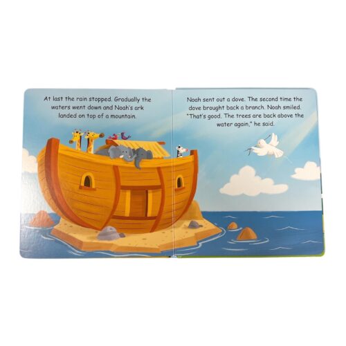 ‘Noah’s Ark’ Hardback Board Book Colourfully Illustrated Bible Story